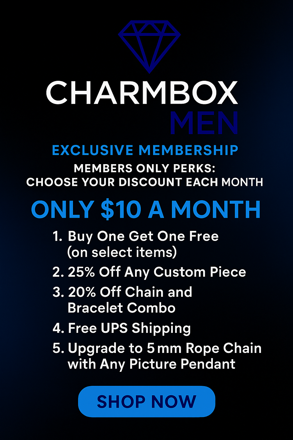 Charmbox Men Exclusive Membership