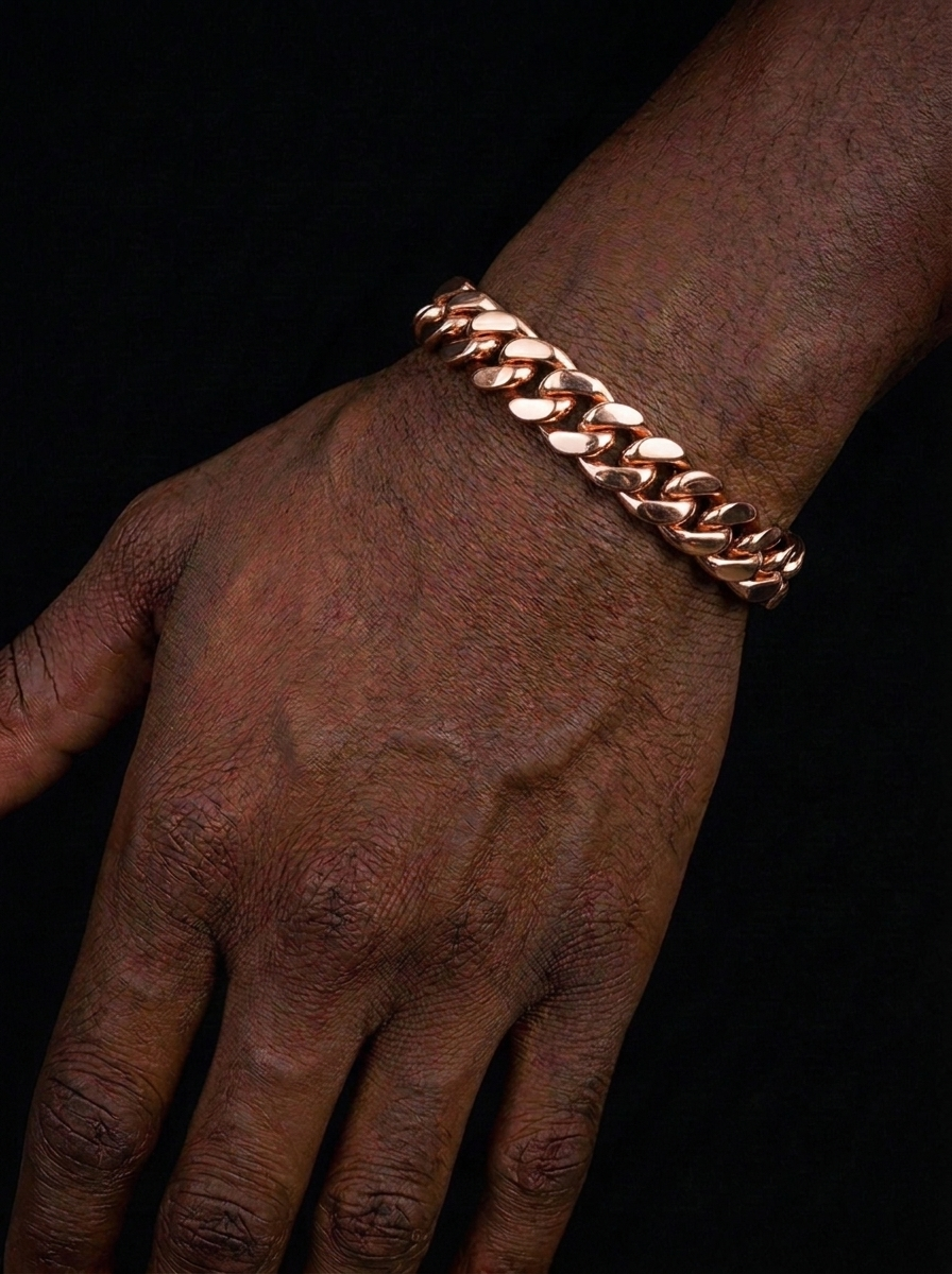 Rose Gold - Miami Cuban Bracelet