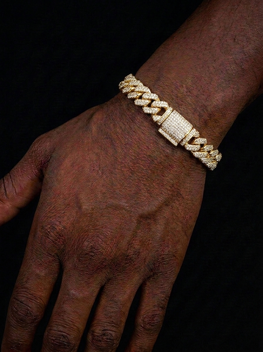 Bust Down Cuban Bracelet