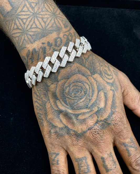 Flossy Baguette Cuban Bracelet