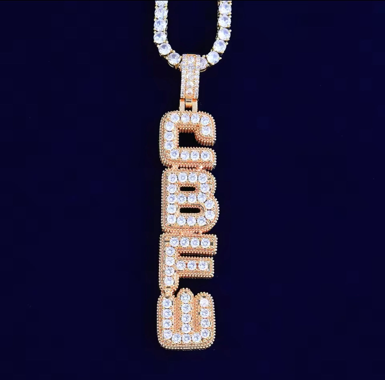 Wham custom pendant silver plated