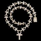 Iced Out Ankh Chain