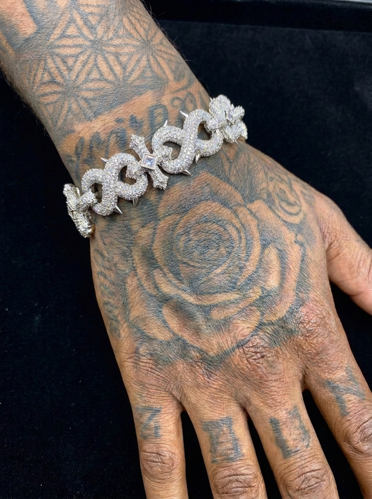 Infinity Cross Bracelet