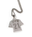 Iced Out Jersey Pendant