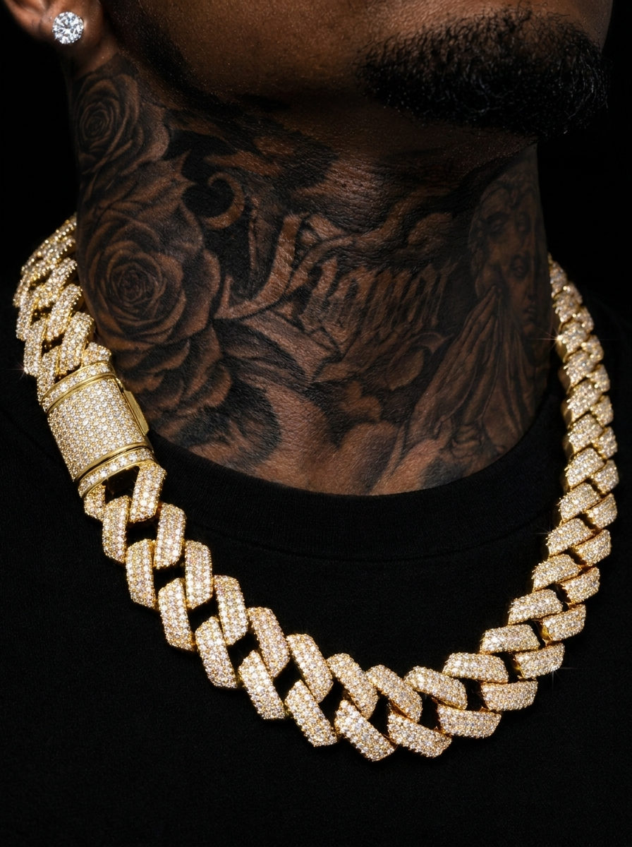 Flossy Baguette Cuban Chain