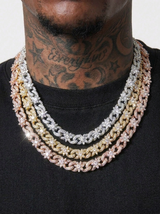 Flower Cuban Chain