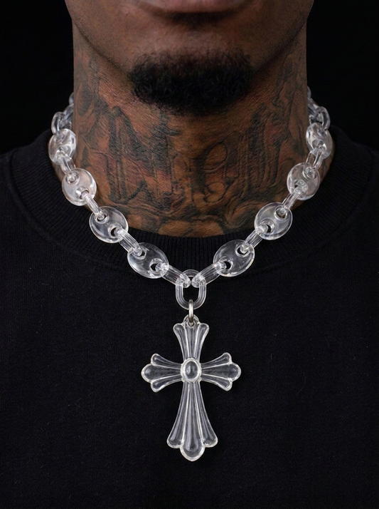Acrylic Chain with Cross