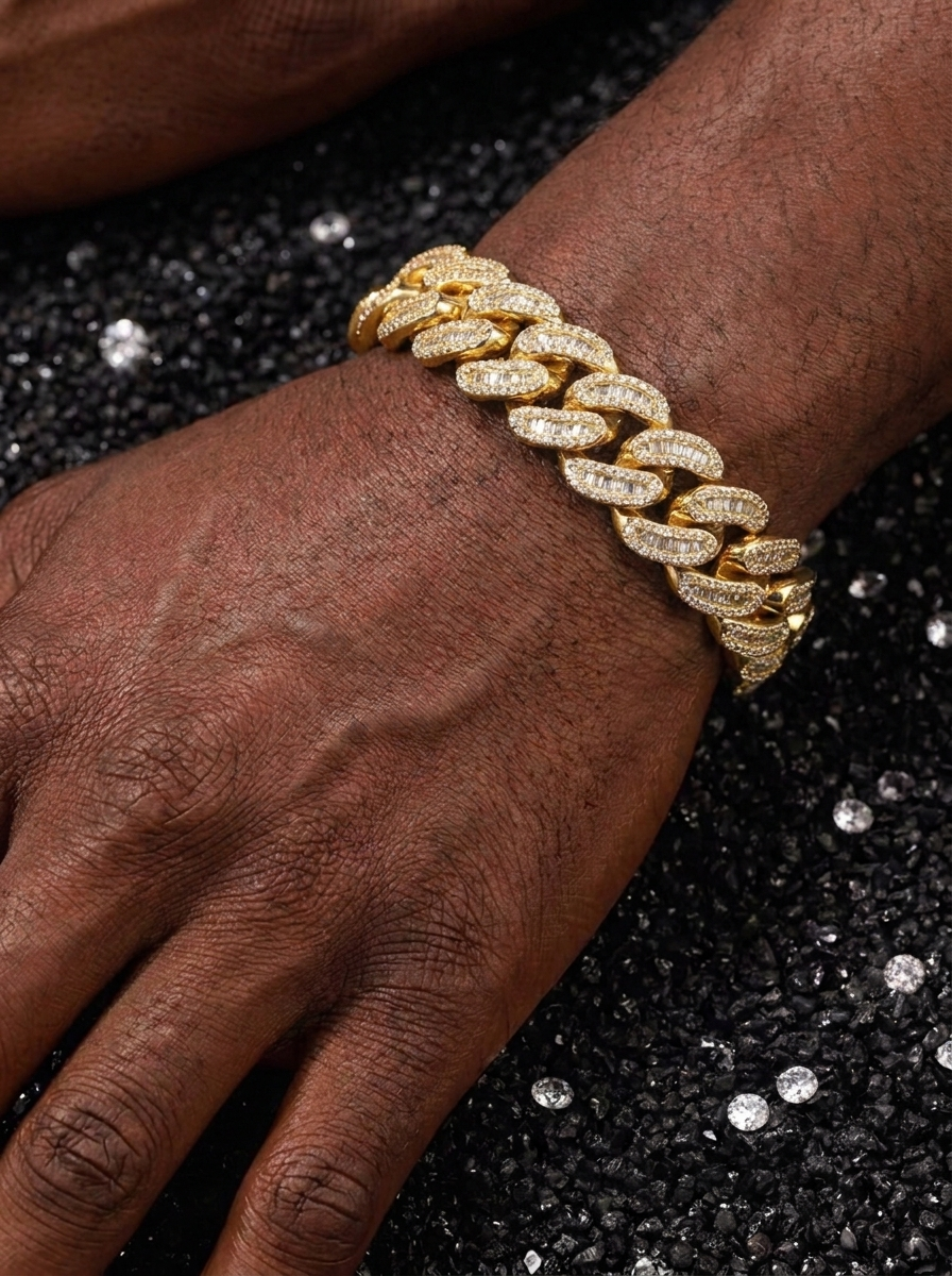 Honeycomb Baguette Bracelet