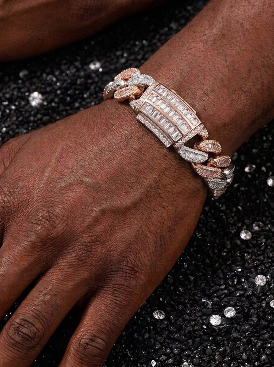 Honeycomb Baguette Bracelet
