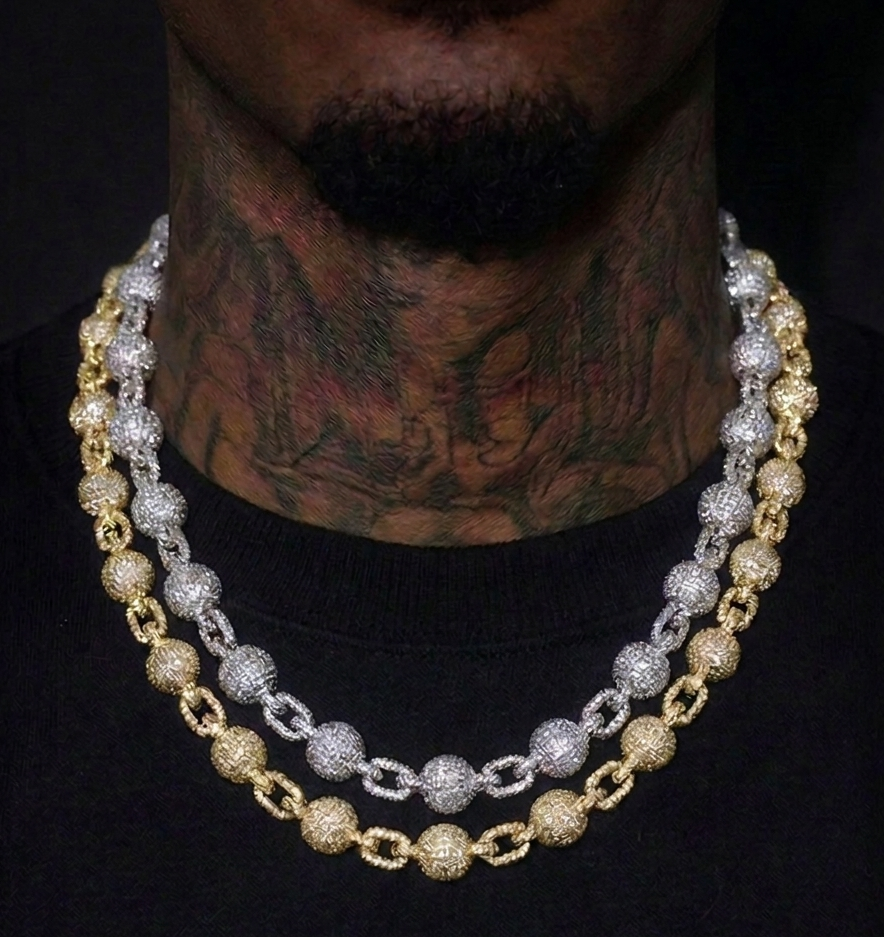 Iced Out Ball Chain