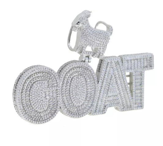 Charmbox Men The GOAT pendant gold plated with rope chain