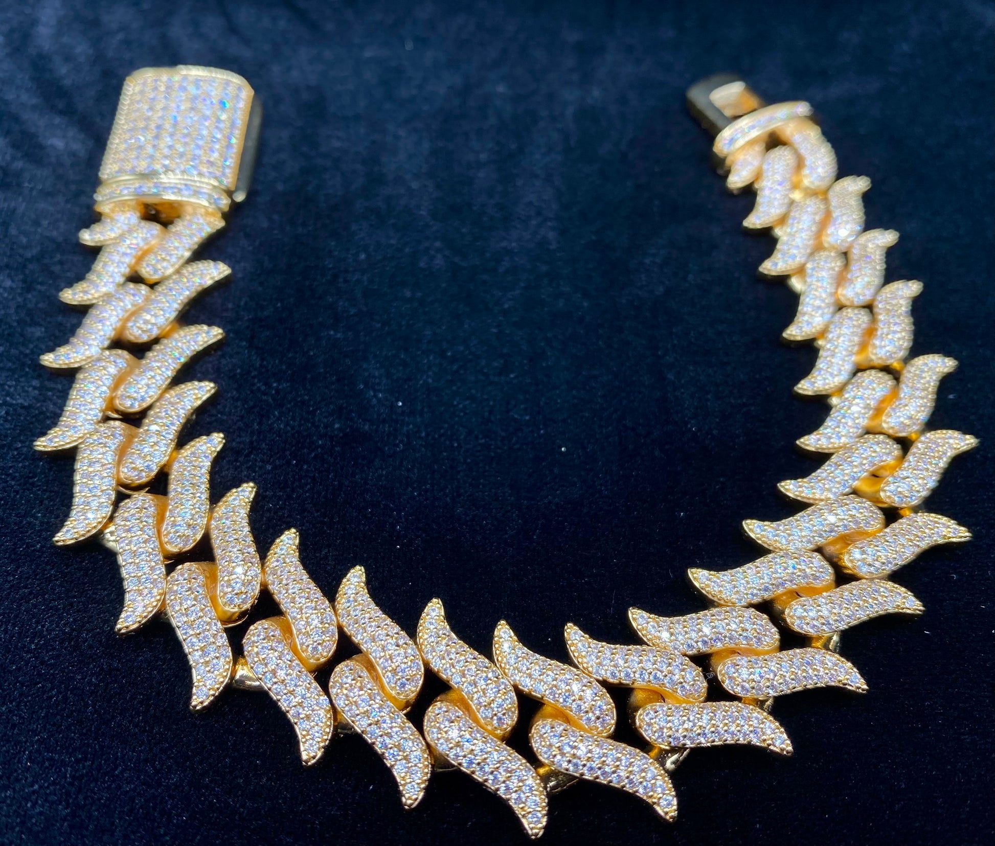 Thorn Cuban bracelet worn on wrist by Charmbox Men