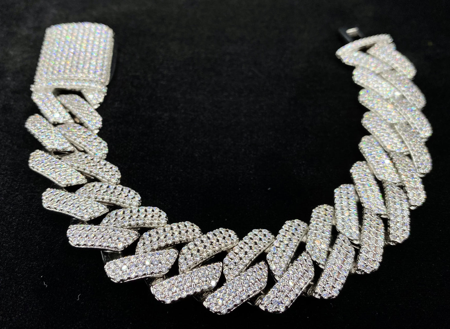 Boss Cuban bracelet worn on wrist by Charmbox Men
